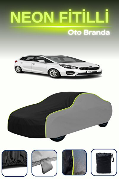 Cemku Shade رمادي-أسود-رمادي [كيا كارينز 2013 - 2021] مشمع سيارة متوافق مع حب...