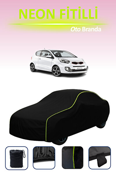 Cemku Cool أسود [كيا بيكانتو - 3 أبواب 2011 - 2015] مشمع سيارة متوافق مع الني...