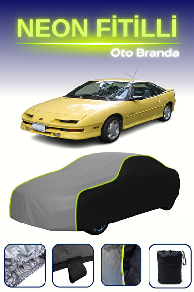 Cemku Fast أسود-رمادي-أسود [شيفروليه جيو ستورم] غطاء سيارة متوافق مع حبال الن...