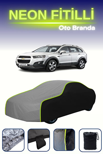 Cemku Fast أسود-رمادي-أسود [شيفروليه كابتيفا 2011 - 2021] مشمع سيارة متوافق م...