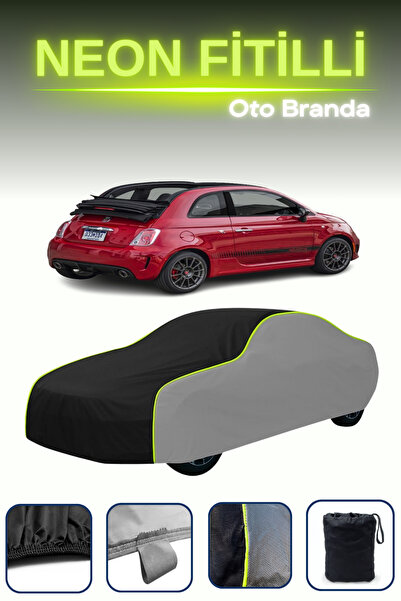 Cemku Shade Grey-Black-Grey [Fiat 500C Abarth 2012 - 2021] Compatible Neon Co...