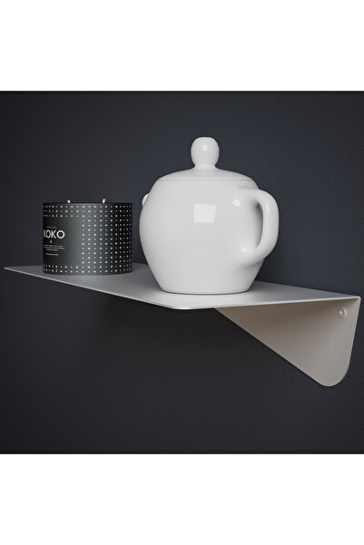 lyla concept رف حائط معدني على شكل ربطة عنق، ديكور