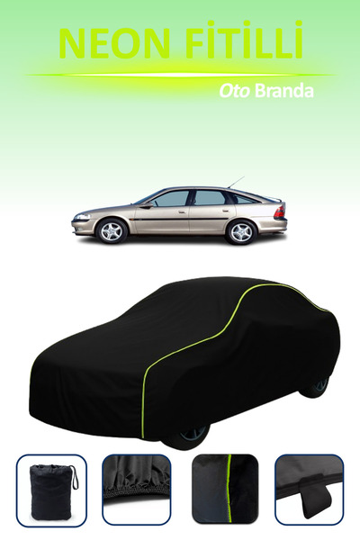 Cemku Cool أسود [أوبل فيكترا هاتشباك 1999 - 2002] مشمع سيارة متوافق مع حبال ا...