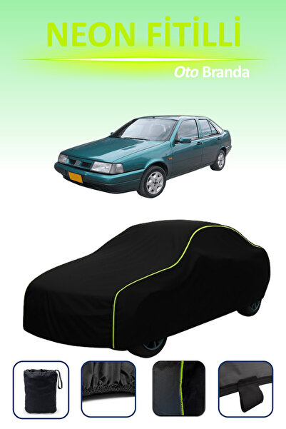 Cemku Cool أسود [فيات تمبرا] مشمع سيارة متوافق مع النيون، مقاوم للماء والغبار