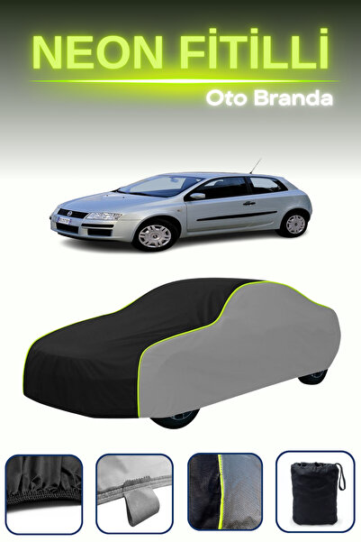 Cemku Shade رمادي-أسود-رمادي [Fiat Stilo 3 أبواب 2001 - 2006] مشمع سيارة متوا...