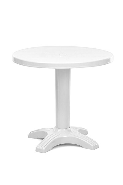 EFFE HOME 80 CM Plastik Yuvarlak Bahçe-Balkon Masası