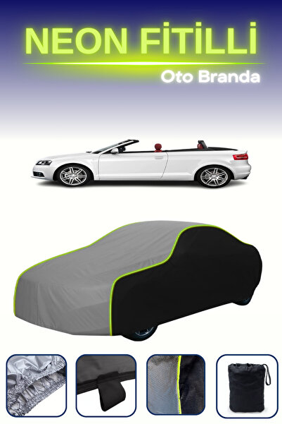 Cemku Fast أسود-رمادي-أسود [أودي A3 كابريوليه 2008 - 2013] مشمع سيارة متوافق ...