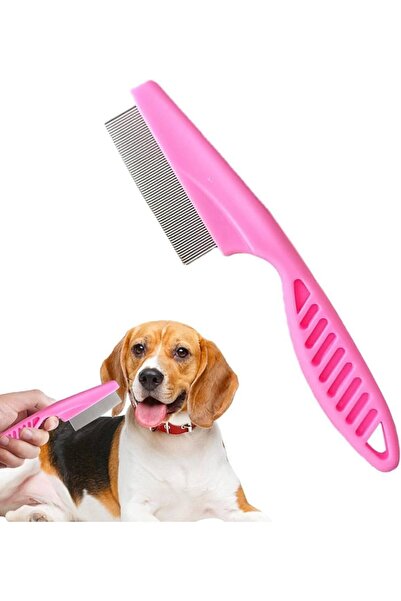 LA PERLA TECH مشط قمل الحيوانات الأليفة، أداة تنظيف ذات أسنان دقيقة لإزالة بقع الدموع والبراغيث وقشرة الرأس والقمل ومشط البراغيث