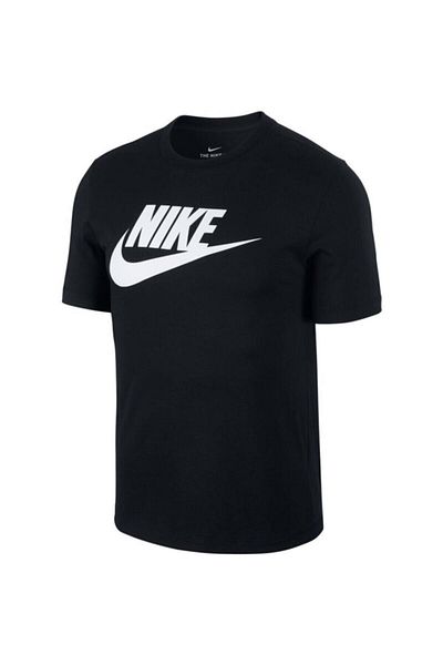 Nike M Nsw Tee Icon Futura Men's Black T-shirt - Ar5004-010