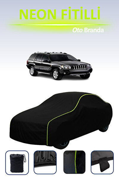 Cemku Cool أسود [جيب جراند شيروكي 2003 - 2005] مشمع سيارة متوافق مع النيون، م...