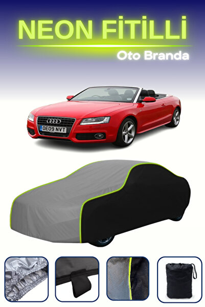 Cemku Fast أسود-رمادي-أسود [أودي S5 كابريوليه 2009 - 2012] مشمع سيارة متوافق ...