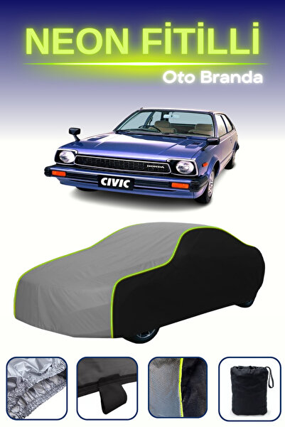 Cemku Fast أسود-رمادي-أسود [هوندا سيفيك 3 أبواب 1982 - 1983] مشمع سيارة متواف...