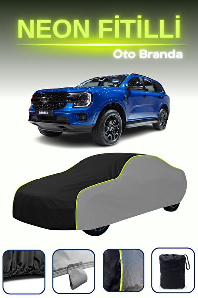 Cemku Shade رمادي-أسود-رمادي [فورد ايفرست 3] قماش مشمع مناسب للسيارة متوافق م...