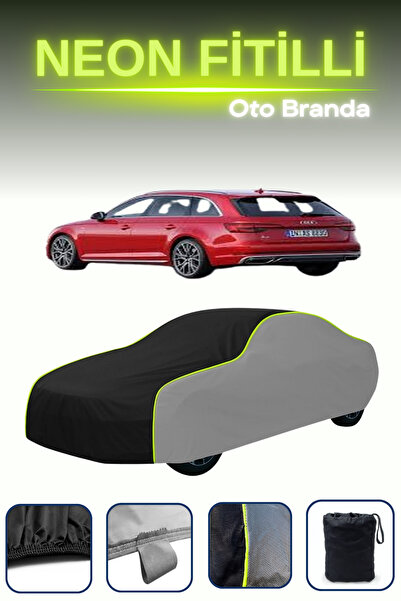 Cemku Shade رمادي-أسود-رمادي [أودي A4 أفانت 2018 - 2019] قماش مشمع متوافق مع ...