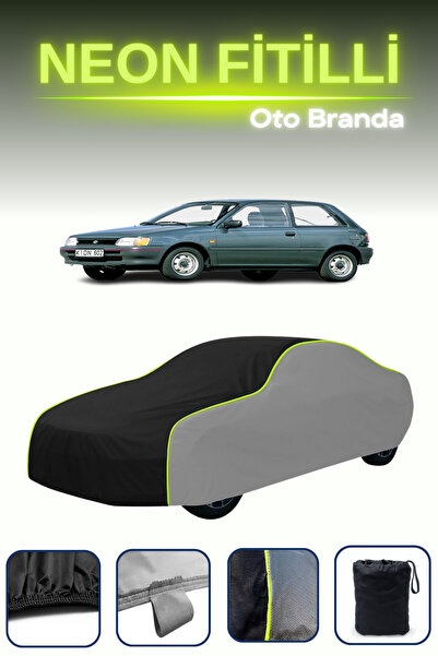 Cemku Shade رمادي-أسود-رمادي [Toyota Starlet 3 أبواب 1989 - 1996] مشمع سيارة ...