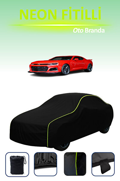 Cemku Cool أسود [شيفروليه كامارو 6] مشمع سيارة متوافق مع حبال النيون، مقاوم ل...