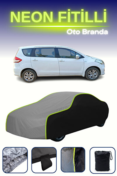 Cemku Fast أسود-رمادي-أسود [سوزوكي إرتيجا 2012 - 2021] مشمع سيارة متوافق مع ح...