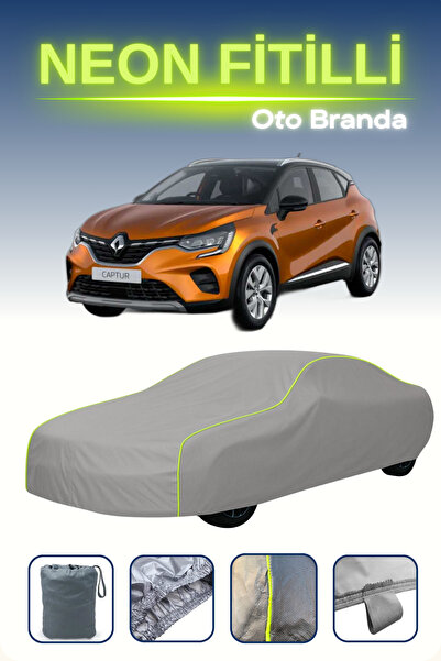 Cemku Shine رمادي [رينو كابتور] مشمع سيارة متوافق مع النيون، مقاوم للماء والغبار