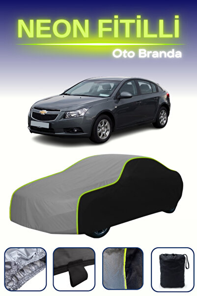 Cemku Fast أسود-رمادي-أسود [شيفروليه كروز هاتشباك 2] مشمع سيارة متوافق مع الن...