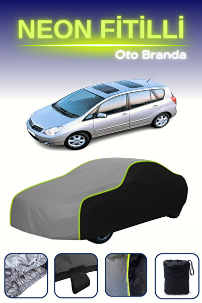 Cemku Fast أسود-رمادي-أسود [تويوتا كورولا فيرسو 2002 - 2004] مشمع سيارة متواف...