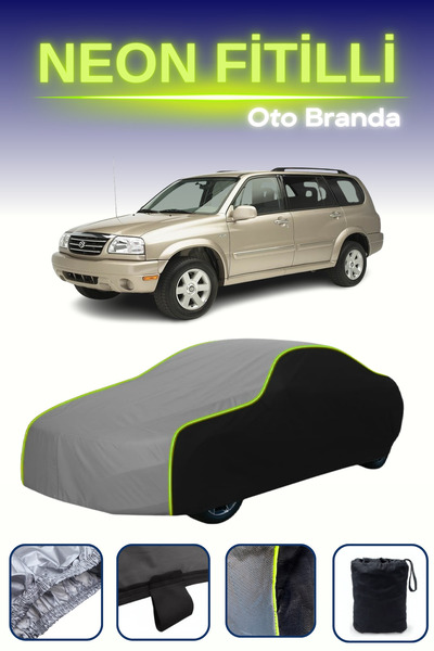 Cemku Fast أسود-رمادي-أسود [سوزوكي جراند فيتارا Xl7 2004 - 2006] مشمع سيارة م...