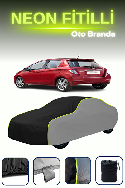 Cemku Shade رمادي-أسود-رمادي [تويوتا ياريس 5 أبواب 2011 - 2014] مشمع سيارة مت...