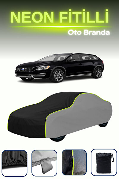 Cemku Shade رمادي-أسود-رمادي [فولفو V60 كروس كانتري 2015 - 2018] قماش مشمع سي...