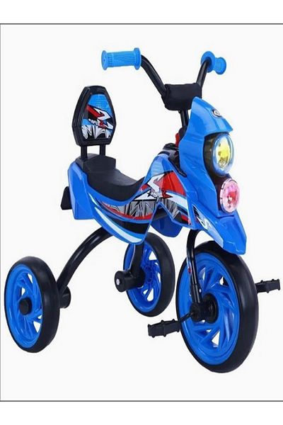 rexa Flashing Big Light Kids Ride on Tricycle