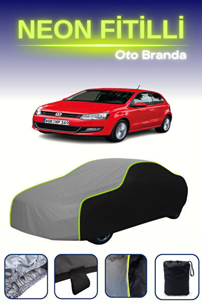 Cemku Fast أسود-رمادي-أسود [فولكس فاجن بولو 3 أبواب 2009 - 2014] مشمع سيارة م...