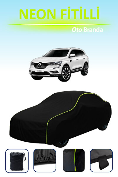 Cemku Cool أسود [رينو كوليوس 2013 - 2017] مشمع سيارة متوافق مع حبال النيون، م...