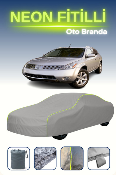 Cemku Shine رمادي [نيسان مورانو 1] مشمع سيارة متوافق مع حبال النيون، مقاوم لل...