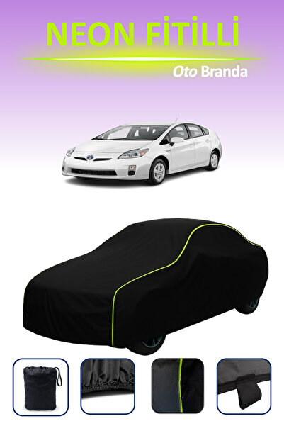 Cemku Cool أسود [تويوتا بريوس 2009 - 2011] مشمع سيارة متوافق مع حبال النيون، ...