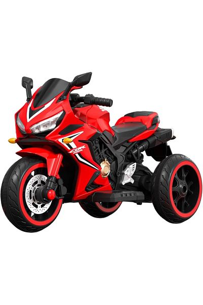 rexa 12V Two-Wheel Mini Motorcycle for Children - Ride-on Toy, Red