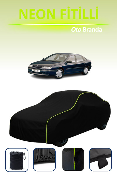 Cemku Cool أسود [رينو لاجونا 1994 - 1998] مشمع سيارة متوافق مع حبال النيون، م...