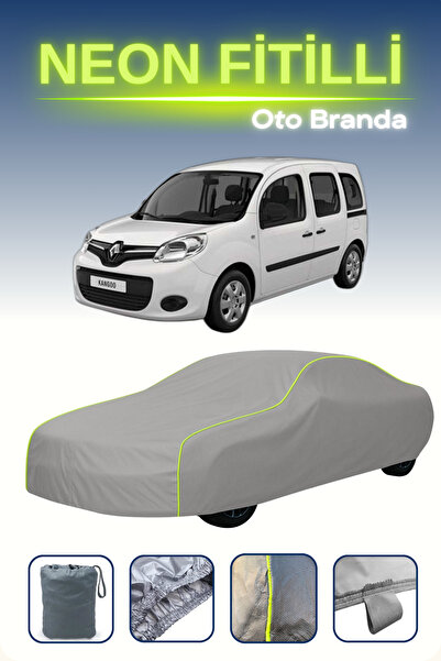 Cemku Shine رمادي [رينو كانجو 2008 - 2021] مشمع سيارة متوافق مع حبال النيون، ...