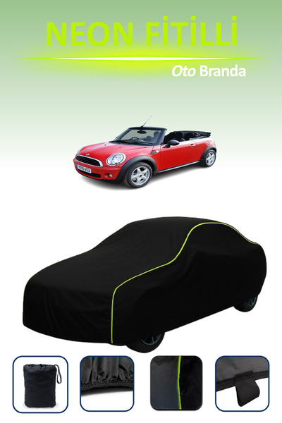 Cemku Cool أسود [ميني كوبر كونفيرتبل 2009 - 2015] مشمع سيارة متوافق مع حبال ا...