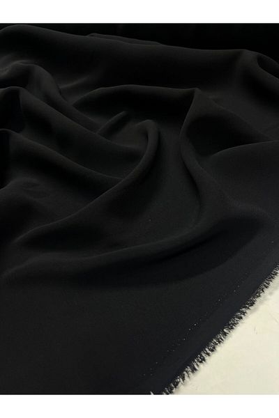 Kumaş sever Draped Adriana Crepe Fabric Double En Meteric Evening Dress Ferace Hijab Clothing Sewing
