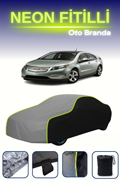 Cemku Fast أسود-رمادي-أسود [شيفروليه فولت 1] مشمع سيارة متوافق مع حبال النيون...