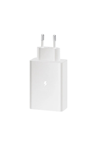 ABYZ Γρήγορος φορτιστής 65W, διπλή θύρα USB-C/A, 230V, λευκό. Ασφαλής γρήγορη φόρτιση ABYZ™.