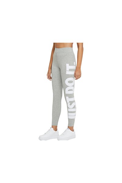 Nike W Nsw Essntl Gx Hr Lggng Jdı Dámské šedé legíny - CZ8534-063