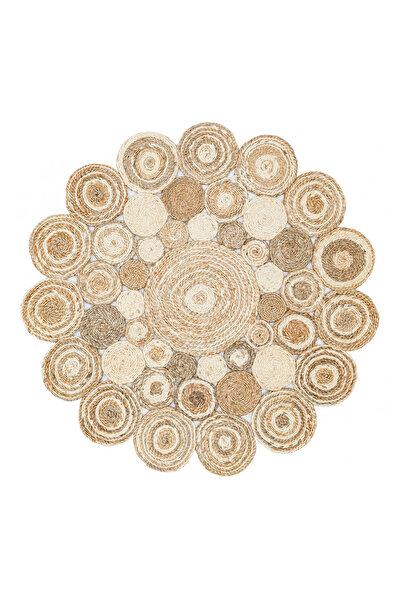 Eko Halı Solo Jüt / XW CA-111 White Multy XW Jüt ile üretilen el dokuma sisal...