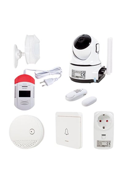 Powermaster PM-19465 Wifi Kameralı Smart Home Akıllı Ev Otomasyon Güvenlik Si...