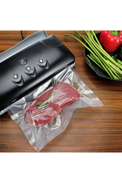 varioshop Pungi de vidat gofrate VarioShop®, 28 x 600 cm, pentru aparat de vidat alimente, potrivit pentru ca