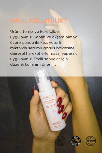 Kozmetik Breast Enhancer and Vitamin C Enriched Care Cream 50 ml and Serum 30 ml