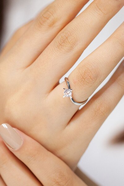 Fay Yamaner Sonsuz Aşk Altın Tektaş Yüzük