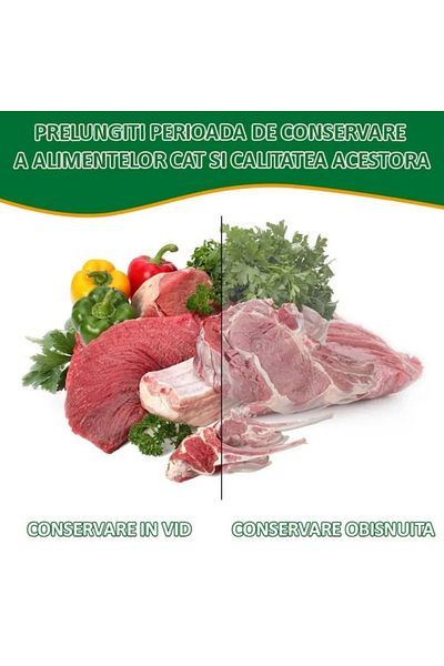 varioshop Set of 2 rolls of embossed vacuum bags VarioShop®, 28 x 300 cm, for food vacuum sealer, suitable