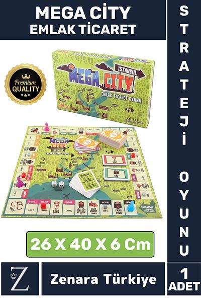 Zenara Educational Tutorial Strategy Business Skills Development Group Family Metropol Mega City Realty Trade Game