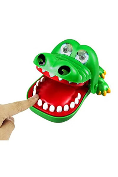Fun Moment لعبة فم التمساح المحمولة خفيفة الوزن وغنية بتصميم فريد من نوعه لعض الأصابع