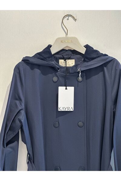 Kayra Kuşaklı Uzun Trençkot