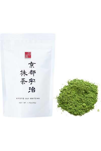 OCHA & CO Kyoto Uji Matcha, Ceremonial Grade Japanese Green Tea Powder, 50, T...